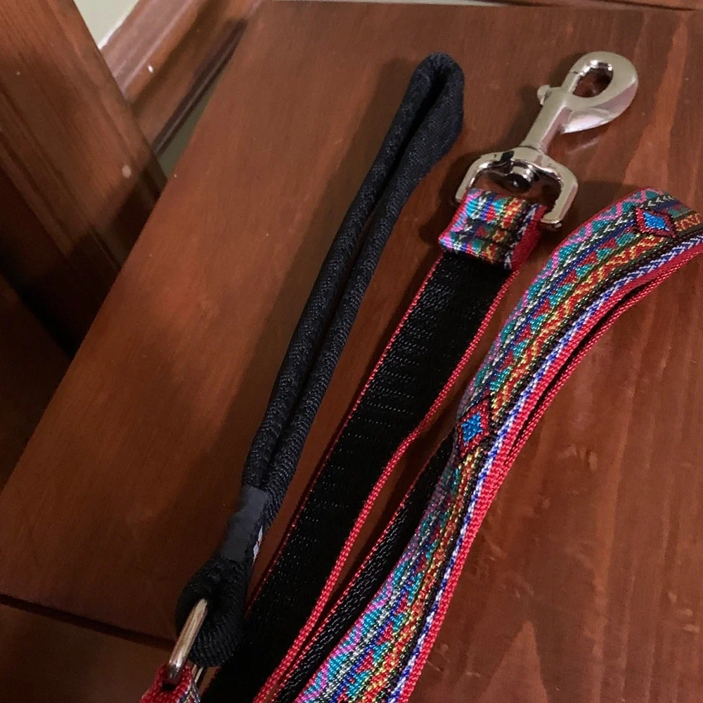 Lupine - 6’ LEASH WITH PADDED HANDLE-Multicolor Dog. NWT